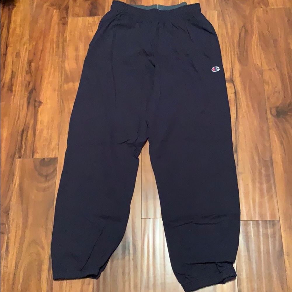 Men’s Champion athletic joggers navy blue size L